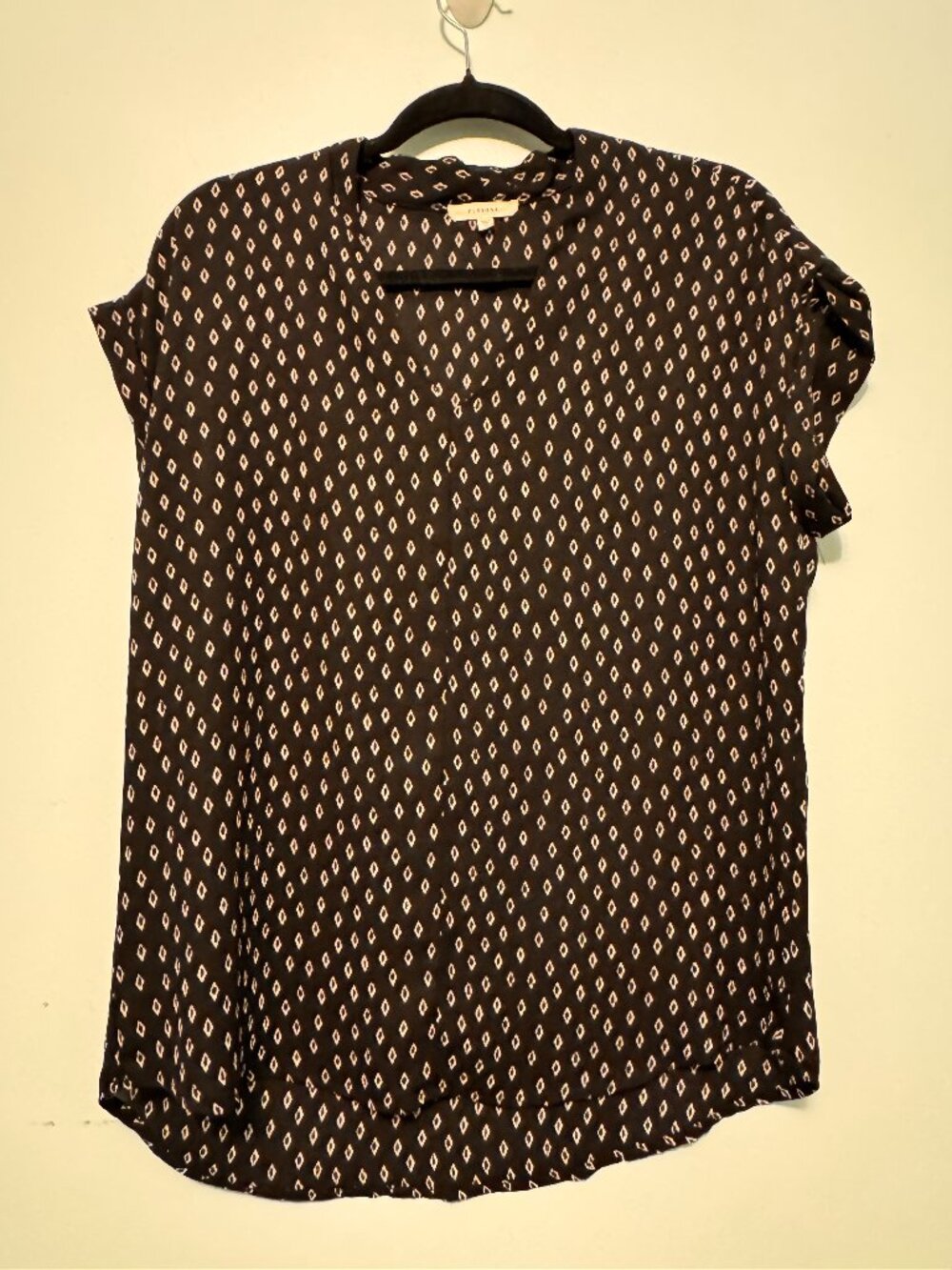 Pleione Geometric Print Cap Sleeve Blouse – Size XS - JK0486